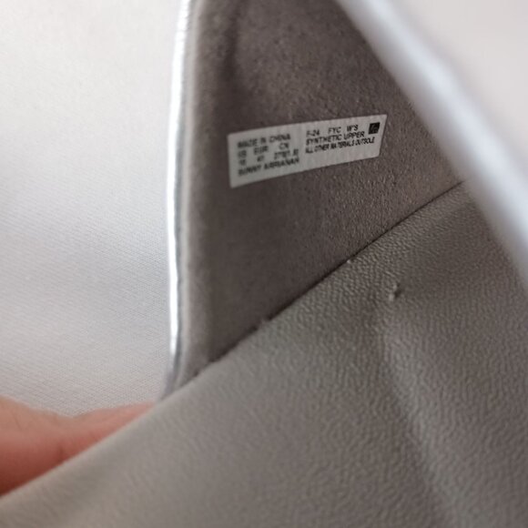 Reef Sunny Arrianah Slide Sandals Silver Womens 10 Comfort - Picture 3 of 12